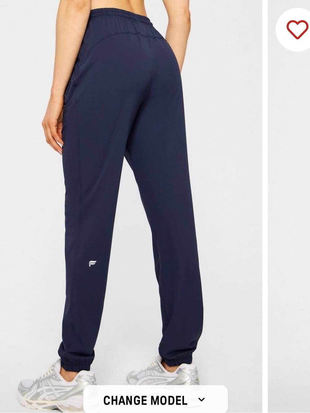 Fabletics Navy Drawstring Joggers - Picture 5 of 6